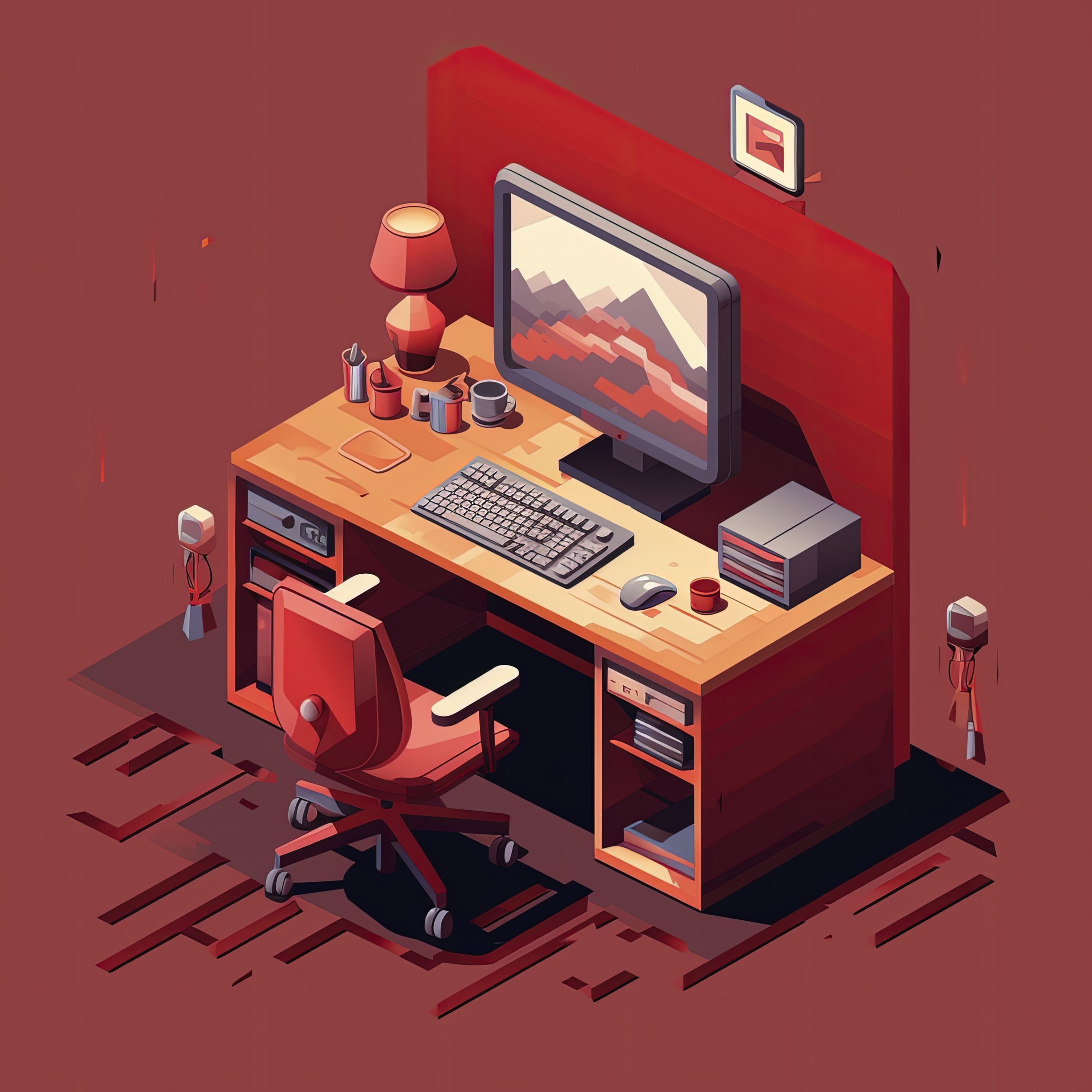 3D animation project preview