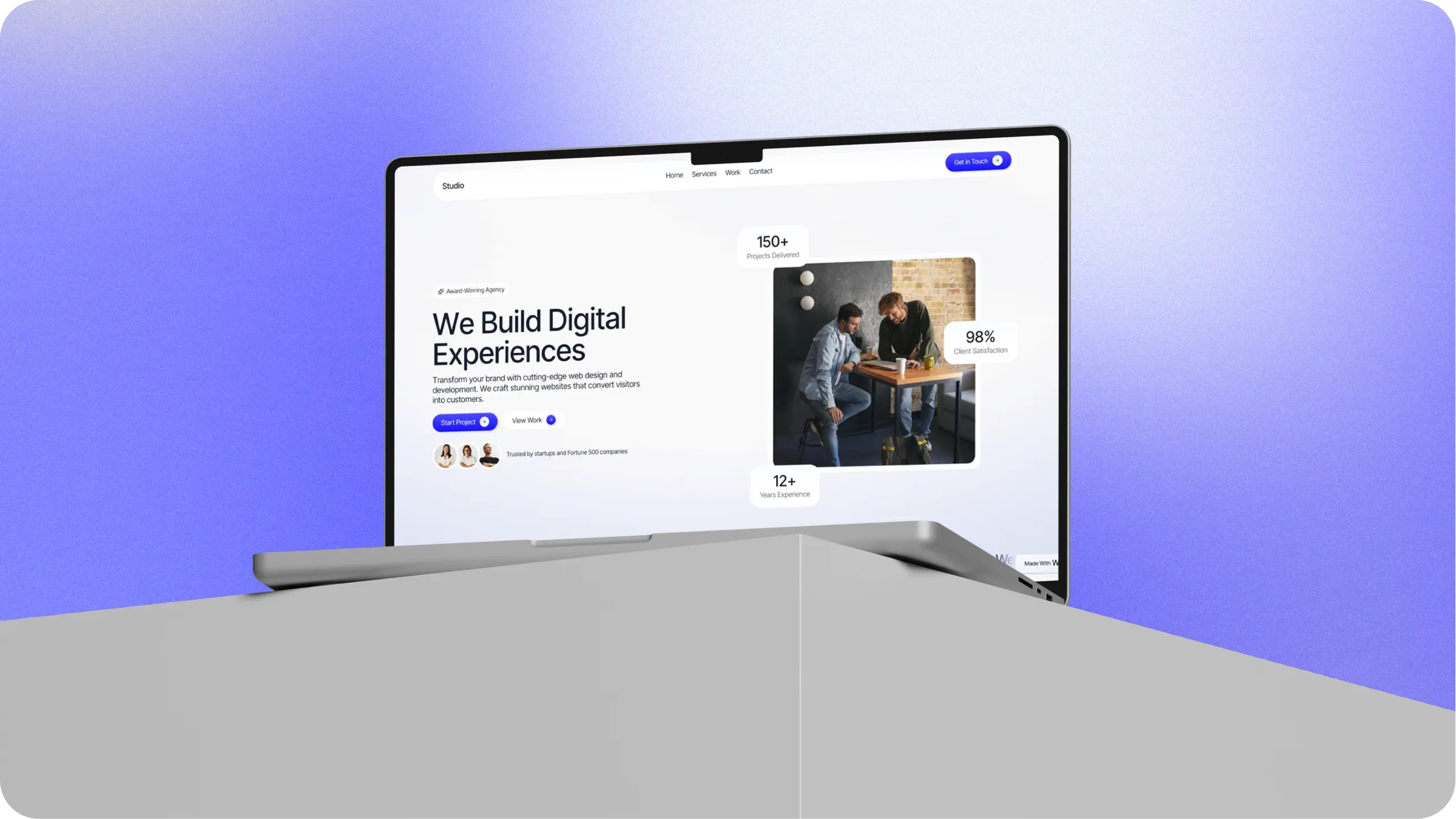 Web development project preview